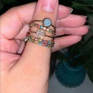 Francescas colorful ring set